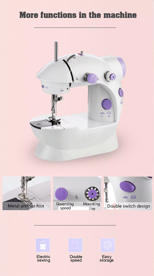 New Mini Sewing Machines Tailor Domestic Home Use Factory Price Industrial Lockstitch Wig Leather Brothers Parts Shoe House